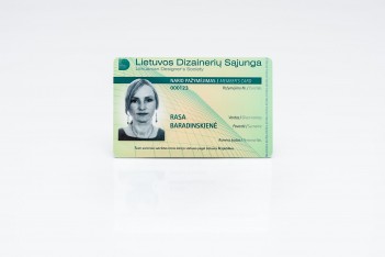 Plastic employee ID cards