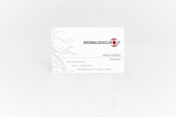 Plastic business cards